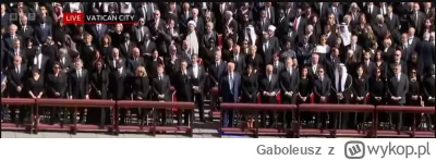 Gaboleusz - #papiez 
Trump k---a się na granatowo na pogrzeb ubrał xd wszyscy na czar...