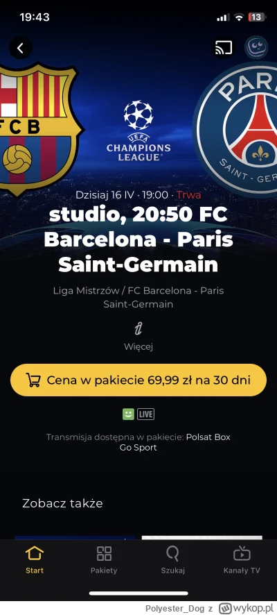 Polyester_Dog - @prawilnik no jak, wrzucam w appkę i proszę —>