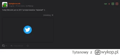Tytanowy - @dybligliniaczek: Wkleisz linka w formie tekstowej?