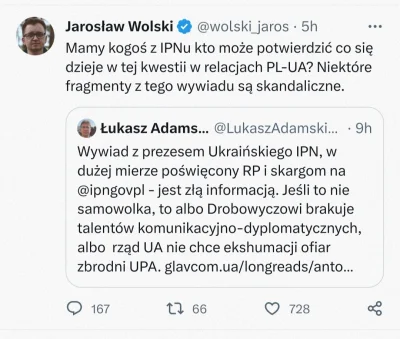 JPRW - W jaki sposób Jarosław Wolski przeczytał te skandaliczne fragmenty wywiadu, sk...