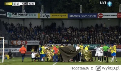 Hogataa26 - #mecz 
Ktoś wie więcej co się wydarzyło w lidze holenderskiej. Bramkarz d...