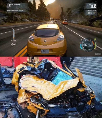 ziuaxa - Patryczek zapomniał, że to nie mutiplayer z mordeczkami #needforspeed

#p3re...