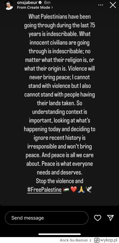 Anck-Su-Namun - Yikes, trzymaj się Dżabur 
#tenis #izrael