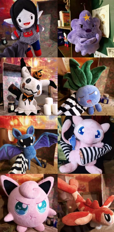 mimiku - Hej! Szyję handmade pluszaki głównie ze starych kreskówek jak Pokemony, Adve...