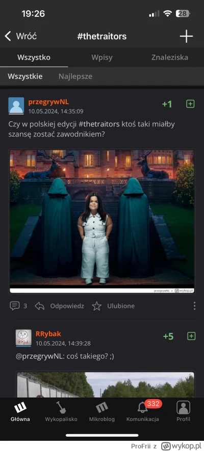 ProFrii - Skończyłem nadrabiać pierwszą edycję, starałem się to robić z wykopem i zna...