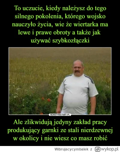 Wibrujacycymbalek - @przegro_pisarz: Klasyka, nic nie umiecie, do niczego się nie nad...