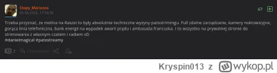 Kryspin013 - >@michalxd21: przecież wyborcy KO to największe żmije i patologia. Nikt ...