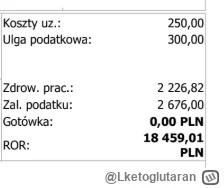 Lketoglutaran - @xyzzy: zarabiam doslownie 29,8k brutto, tyle wychodzi mniej wiecej d...