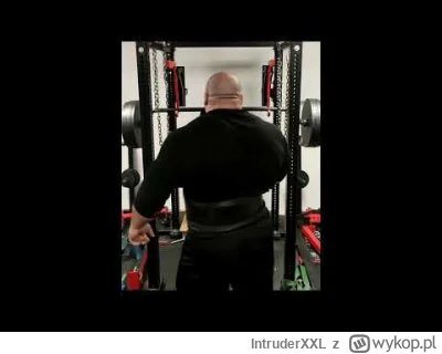 IntruderXXL - SSB squat raw - 330kg x 1. 
No w końcu jakiś lepszy trening siadów. Cie...