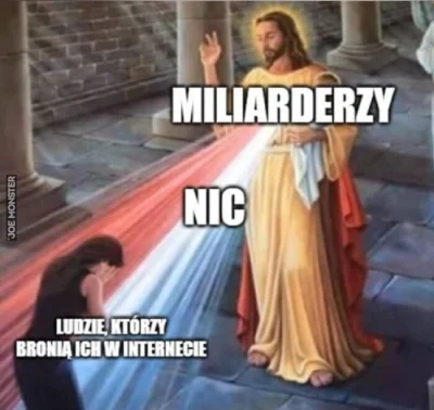 czerwonykomuch - @tellet:

B--ń dalej miliarderów, może coś i na Ciebie skapnie.