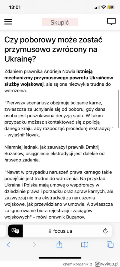 chemikorganik - Pod względem prawnym Ukraina jest w stanie wysłać na front Ukraińców ...