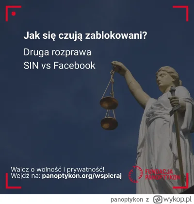 panoptykon - Byliście kiedyś zablokowani przez portal społecznościowy?
Wykop? Faceboo...