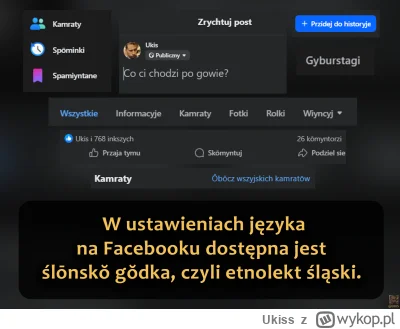Ukiss - Nie jest to nowość, bo "ślōnskŏ gŏdka" pojawiła się w serwisie już w 2016 rok...