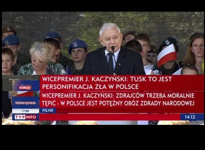 sznioo - #tvpis #bekazpisu 

gdy Tusk powiedział „PiS to zło” narracja była w TVP że ...