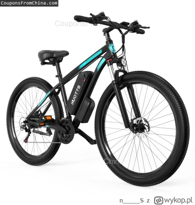 n____S - DUOTTS C29 48V 15Ah 750W 29inch Electric Bicycle [EU]
Cena: $929.99
Sklep: B...