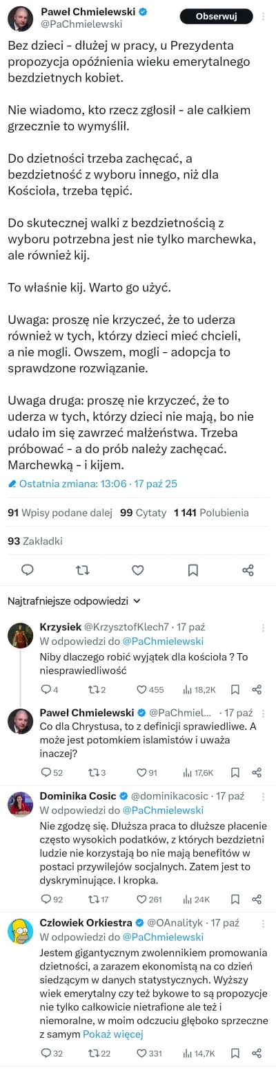 Turin89 - Ratujmy demografię, ale od kleru się odbierdolta. ¯\(ツ)/¯

#bekazprawakow #...