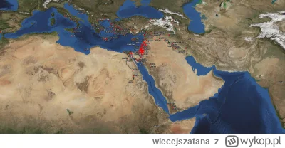 wiecejszatana - Polecam mapę miejsc na świecie występujących w biblii.