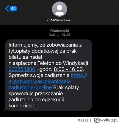 Masxi - Jakiś nowy scam? Zważywszy na to, że praktycznie nie jeżdżę komunikacją i pis...