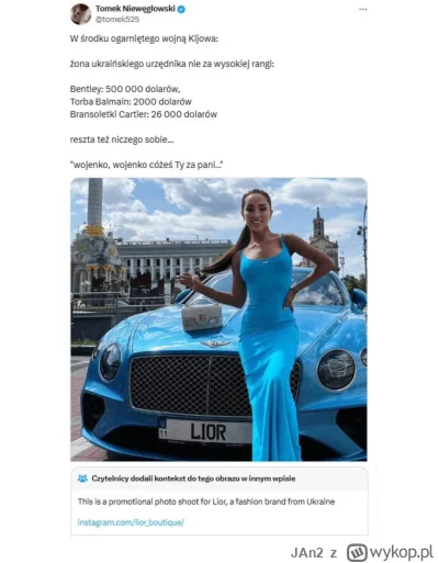 JAn2 - Typ wziął ruskiego fejka, przetłumaczył niemal 1:1;
choc nawet średno rozgarni...