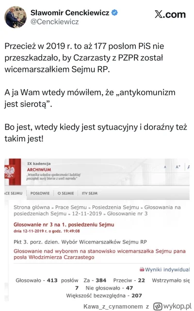 Kawazcynamonem - Przestaje ogarniać to złodziejskie uniwersum xD 
#bekazpisu #polityk...