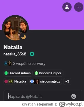 krystian-stepaniak - #ajemge1 Ja p------e dopiero zauważyłem że ona ma admina na disc...
