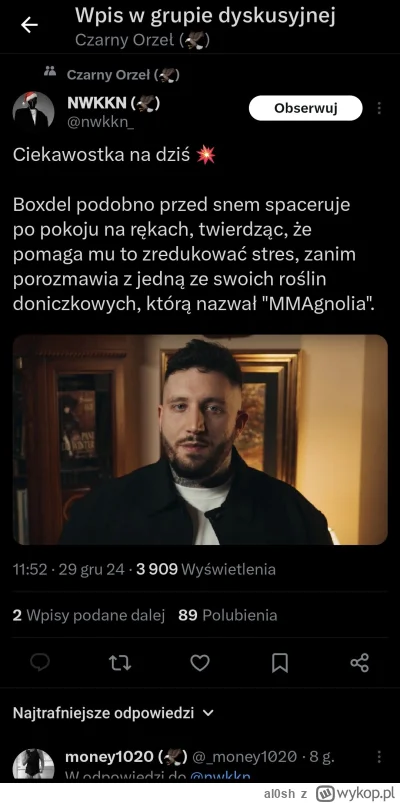 al0sh - #famemma "Boxdel podobno przed snem spaceruje po pokoju z chujem w ręku liczą...