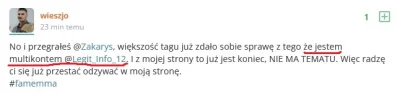 alljanuszx - @wieszjo dlaczego mnie zablokowałeś ? Misiu sam się na siebie rozyebałeś...