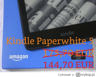 Cyfranek - Czytniki Kindle Paperwhite 5 (16 i 32 GB) oraz Kindle 11 (16 GB) można ter...