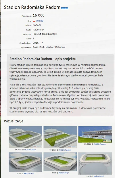 thority - Stadion na 15k Radomian- inwestycja akurat na ciężkie boje z Chrobrym Głogó...