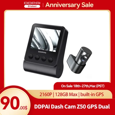 n____S - ❗ DDPAI Dash Cam Z50 Front and Rear GPS
〽️ Cena: 88.34 USD (dotąd najniższa ...