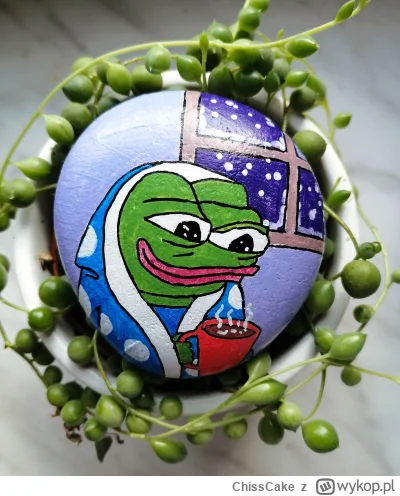 ChissCake - #kamyczkizwykopem

Takiego Pepe zmalowałam na kamyczku. Będzie do znalezi...