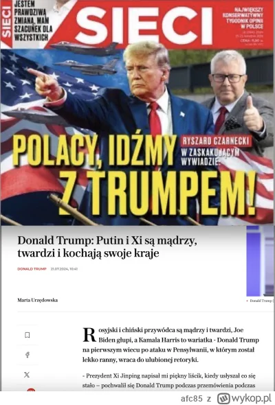 afc85 - @Aokx: 
 18=29 62% na Kamale? Ameryka nie ma przyszłości

XD

trzeba być albo...