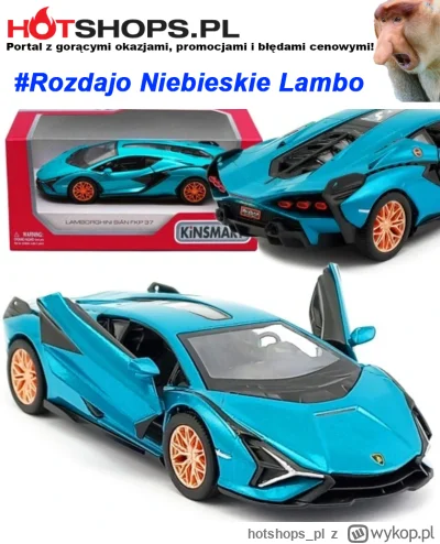 hotshops_pl - Takiego rozdajo jeszcze nie było! Niebieskie Lamborghini w zamian za ha...