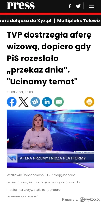 Kangaro - @pogop 
 Przypominam, że jeszcze w 2023 jak szambo afery wizowej w------o t...