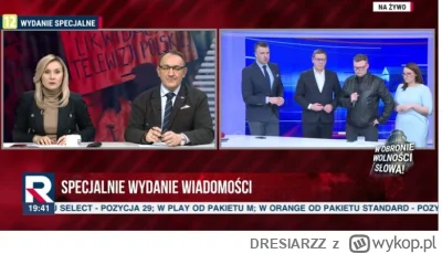 DRESIARZZ - #tvpis #bekazpisu #tvrepublika

"SPECJALNIE WYDANIE WIADOMOŚCI" :)

A tu ...