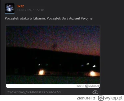 ZionOfel - Dla wszystkich zniecierpliwionym odpowiedzią obsranych ze strachu ajatolla...