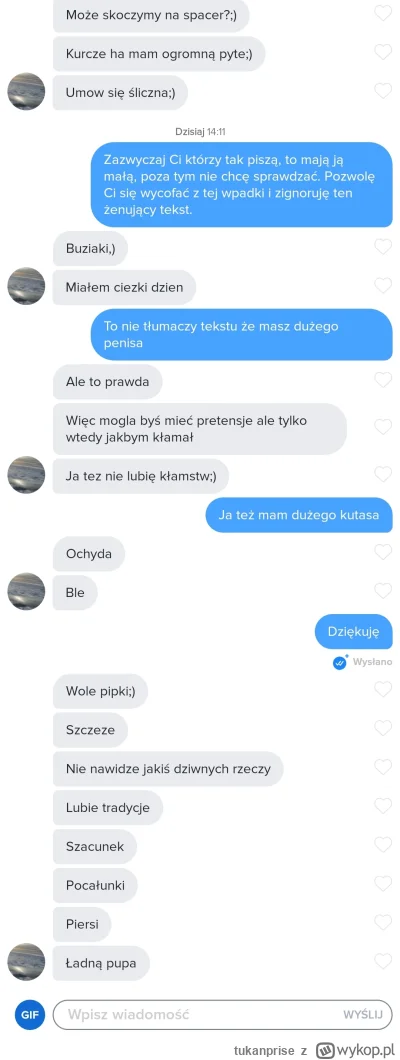 tukanprise - #tinder
Tyle o poziomie