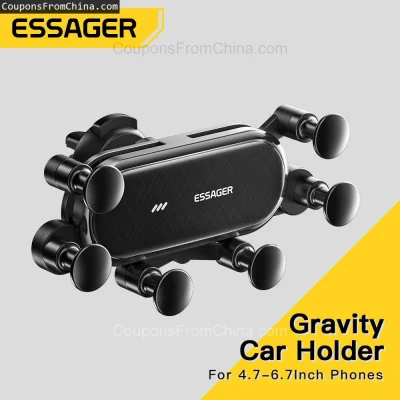 n____S - ❗ Essager Gravity Car Phone Holder
〽️ Cena: 1.93 USD (dotąd najniższa w hist...