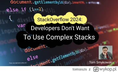 tomaszs - StackOverflow Developer Survey Results For 2024 Are Here: For me it is reas...
