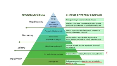 Chad30 - Na obrazku piramida potrzeb człowieka według Abrahama Maslowa, amerykańskieg...