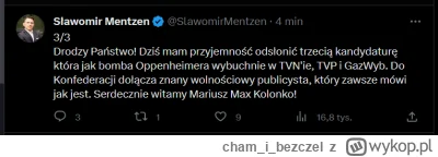 chamibezczel - Ja pie***e xD to się nie dzieje xD

#konfederacja #polityka #bekazpraw...