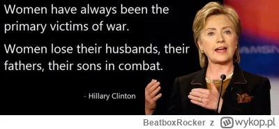 BeatboxRocker - >"Kobiety są najbardziej poszkodowane w tej wojnie"

@reddevilet: Wia...
