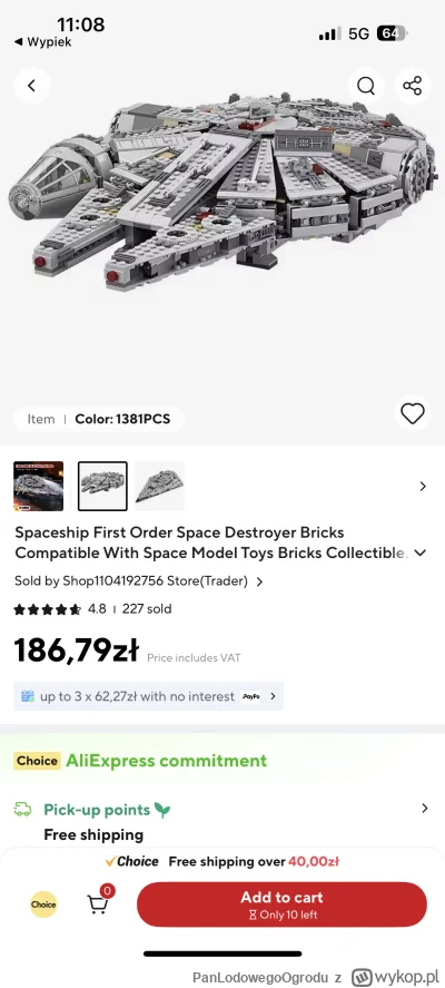 PanLodowegoOgrodu - @Atreyu u mnie taka cena