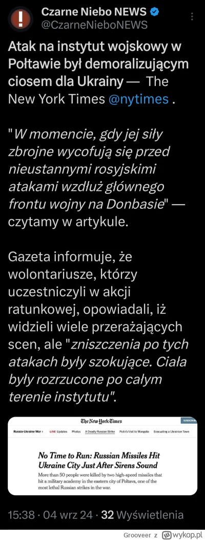 Grooveer - #ukraina #wojna #rosja #polityka