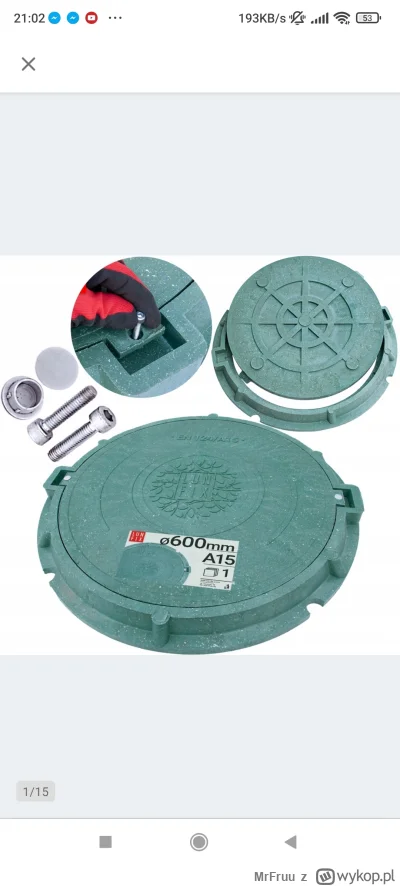 MrFruu - Remontowe Mirki #remontujzwykopem i #ogrodnictwo

Kupiłem taki właz do szamb...