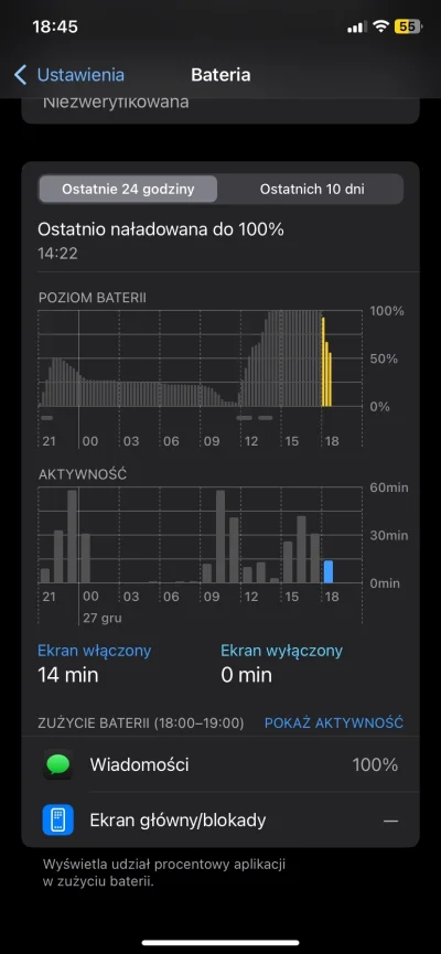 LeweOkoSaurona - Siema, jakiś miesiąc temu wymieniłem baterię w iPhonie 11 i wszystko...