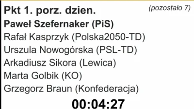 DoBiedryIdeAlboNieIde - #sejm o dodali informację ilu przemawiających zostało