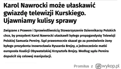 Promilus - Sąd skaże, Nawrocki ułaskawi i tak to się będzie kręcić. O tym też były te...
