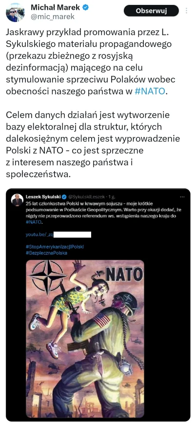 officer_K - Kremlowski propagandzista wybielany przez k0nfiarzy szczuje na NATO.

#k0...