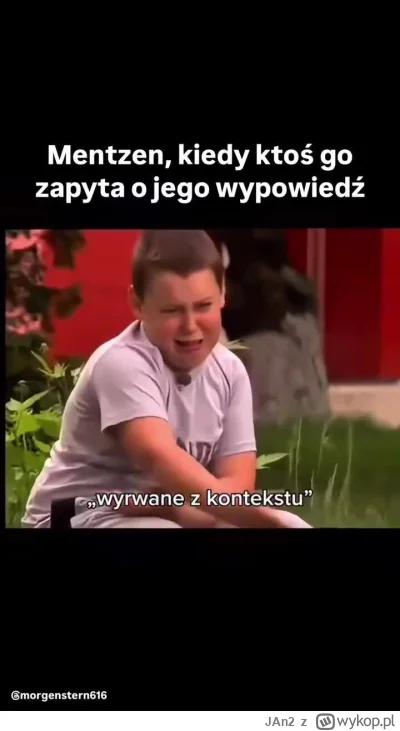 JAn2 - Memcen i jego odpowiedzi na pytania
https://streamable.com/gwk6ng
#konfedera...